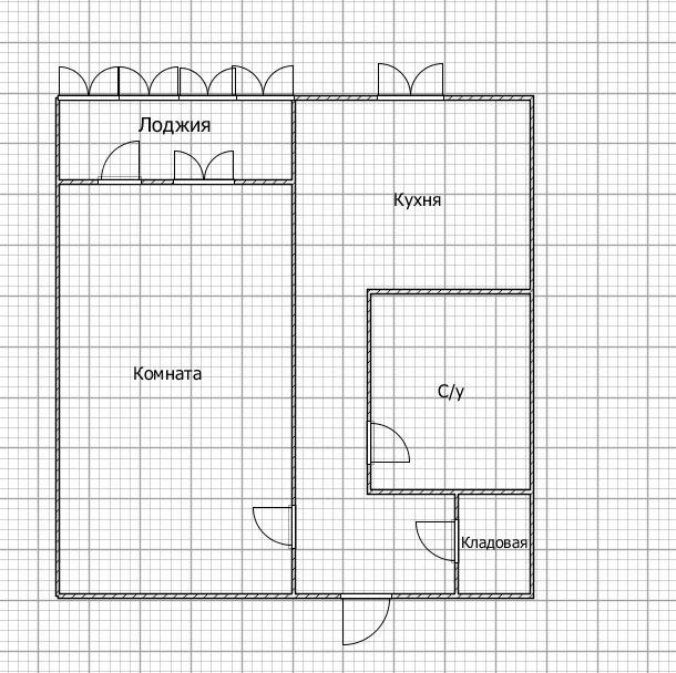 1-комнатная 35 м2 в ЖК undefined корпус null этаж 6