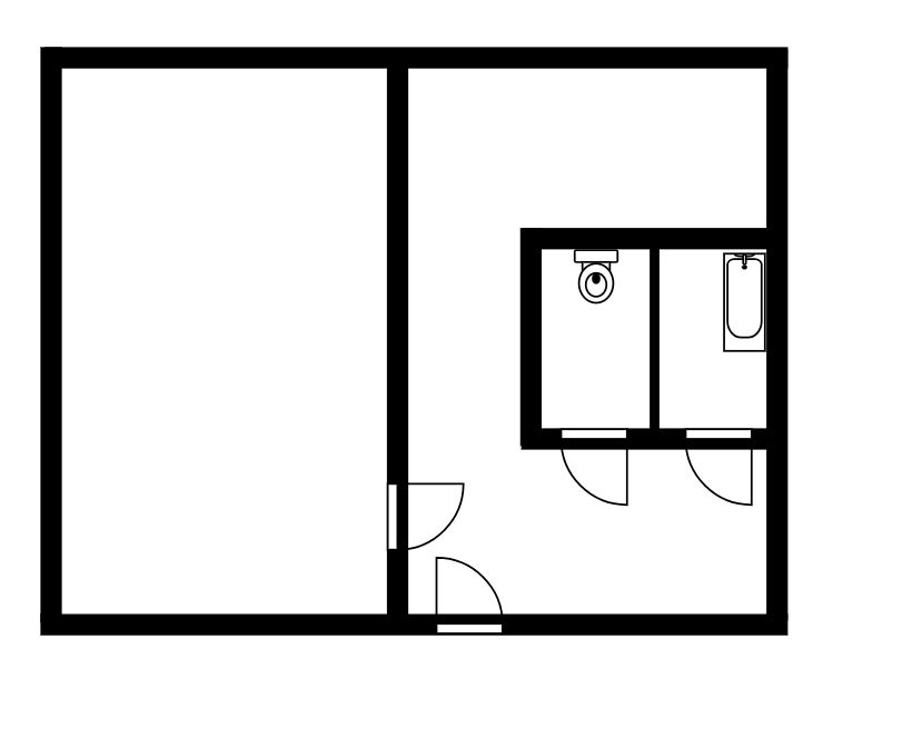 1-комнатная 30 м2 в ЖК undefined корпус null этаж 1