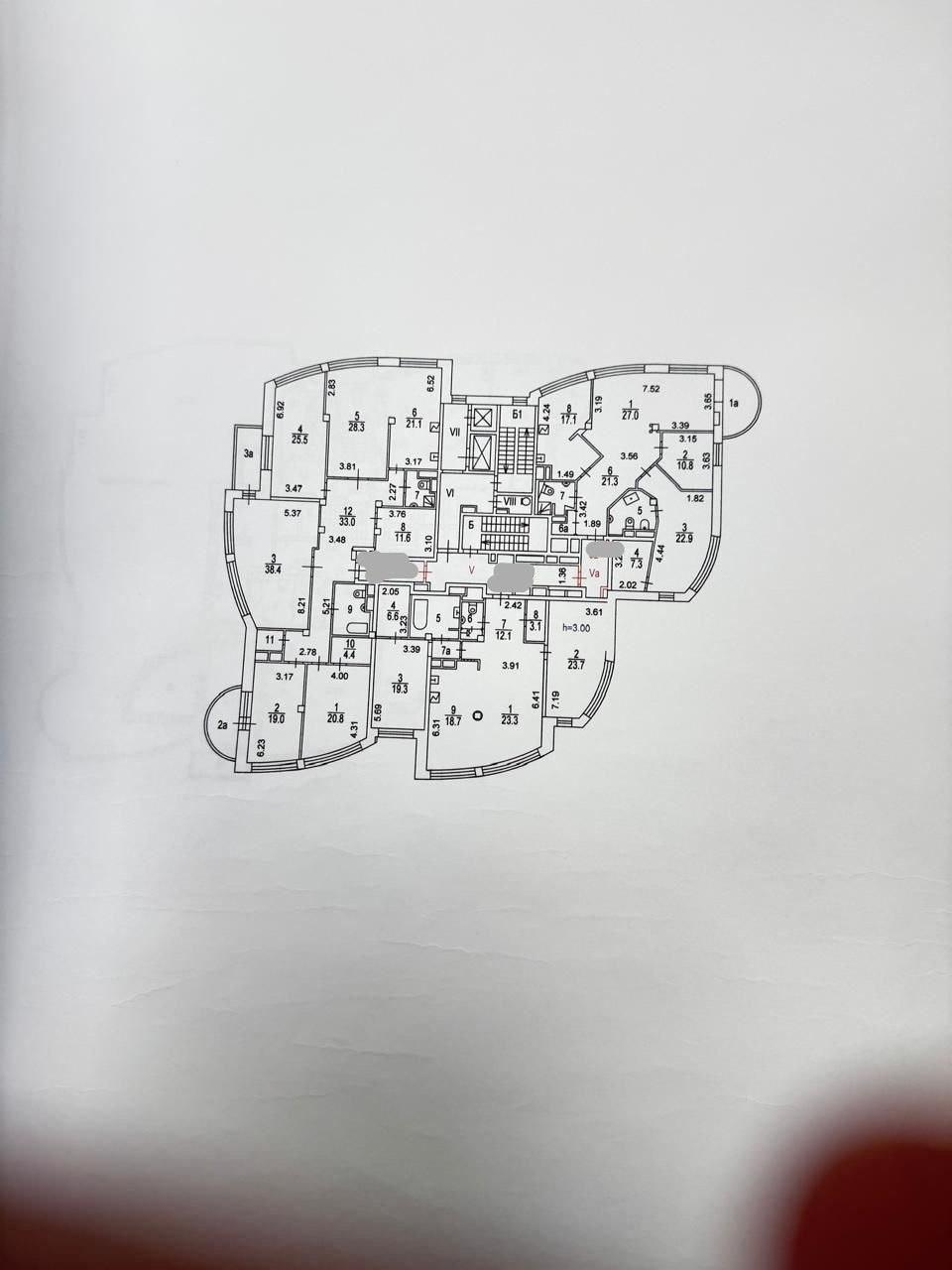 4-комнатная 230 м2 в ЖК undefined корпус null этаж 4