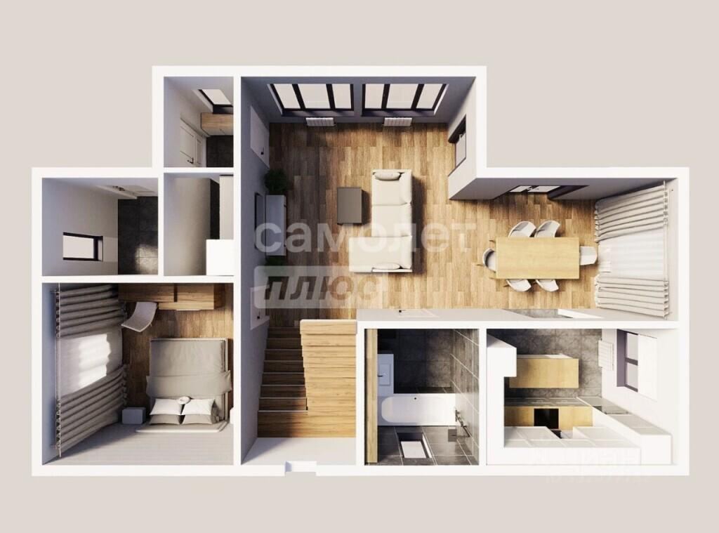 5-комнатная 177 м2 в ЖК undefined корпус null этаж null