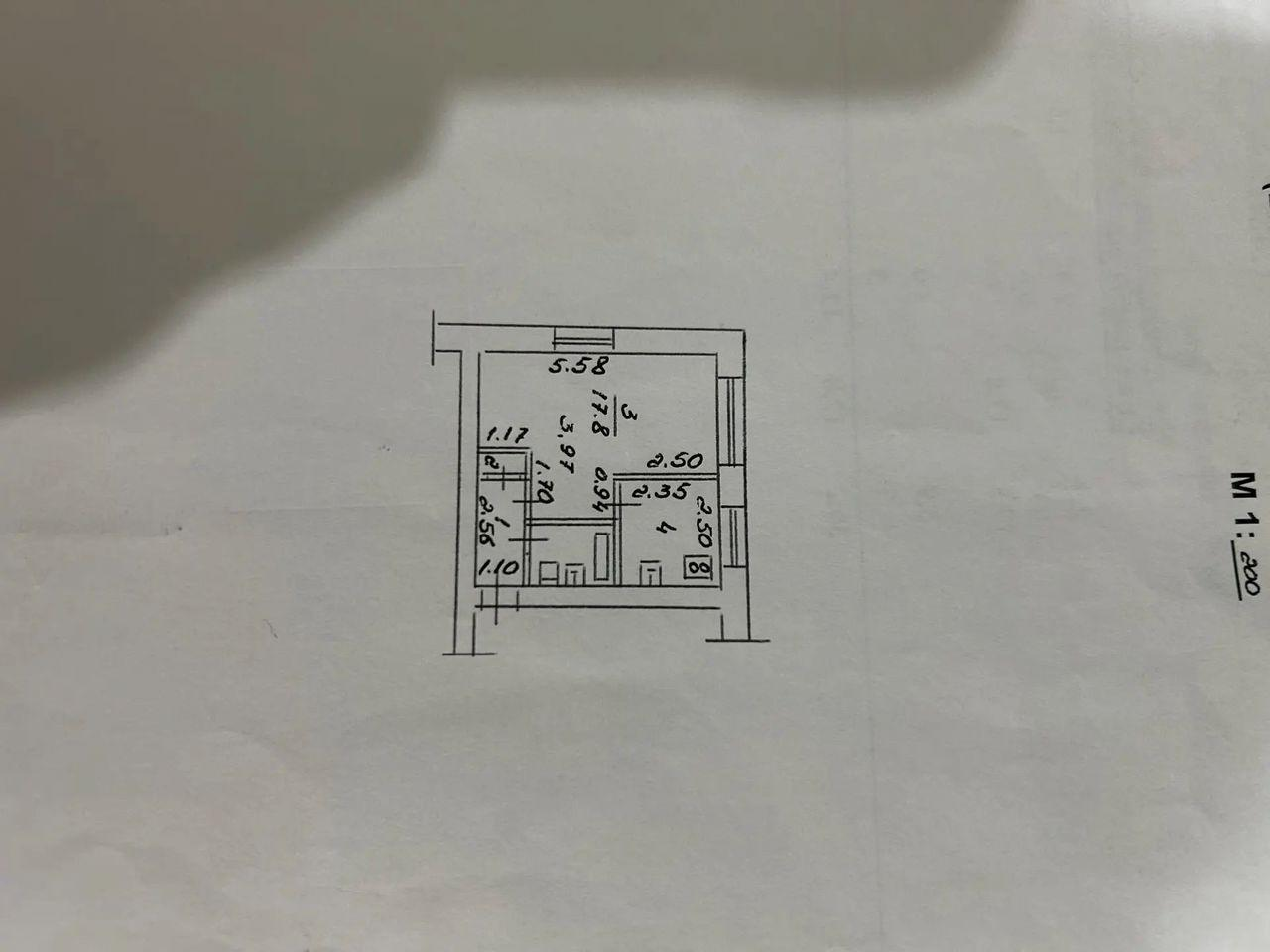 1-комнатная 30.2 м2 в ЖК undefined корпус null этаж 1