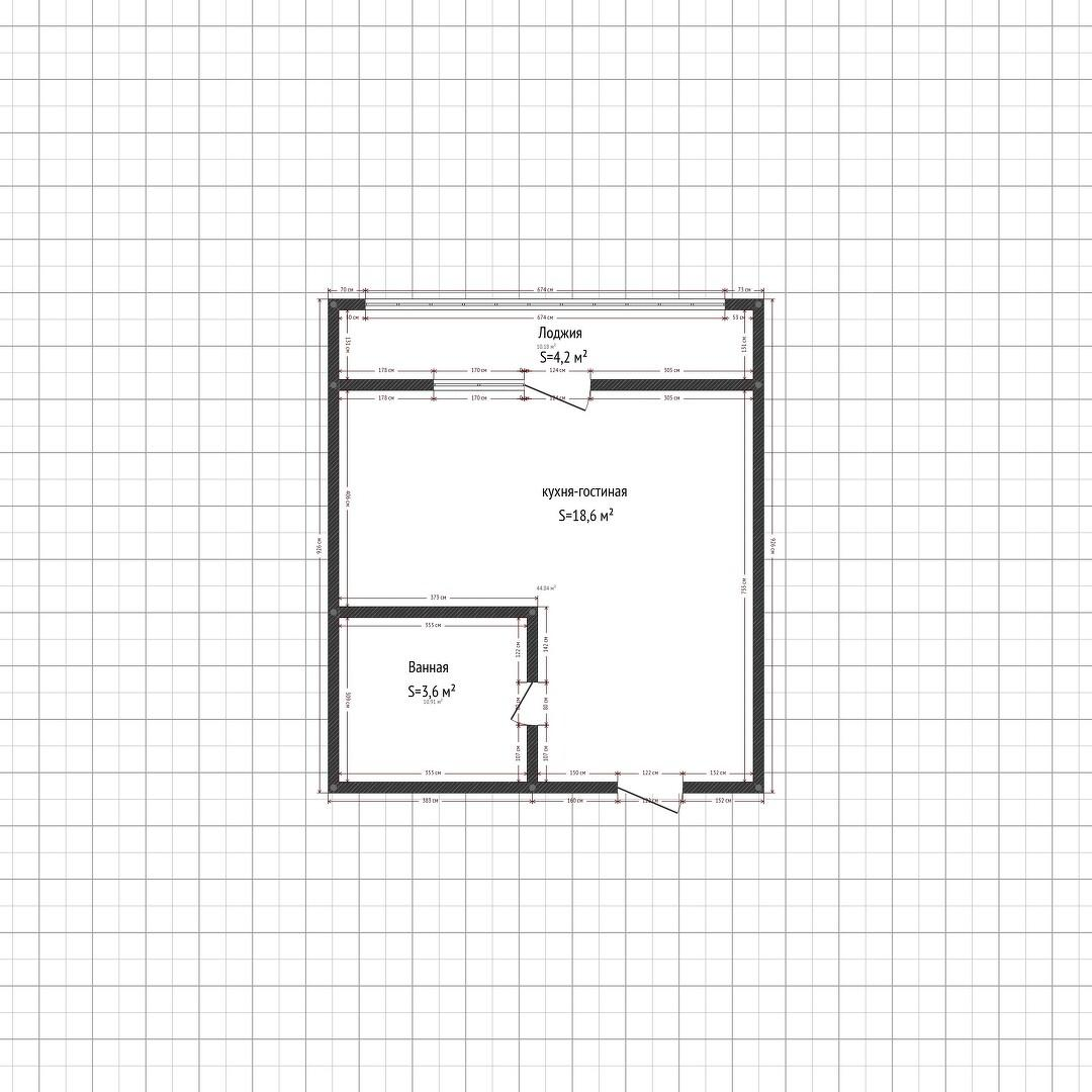 Студия 24 м2 в ЖК undefined корпус null этаж 7