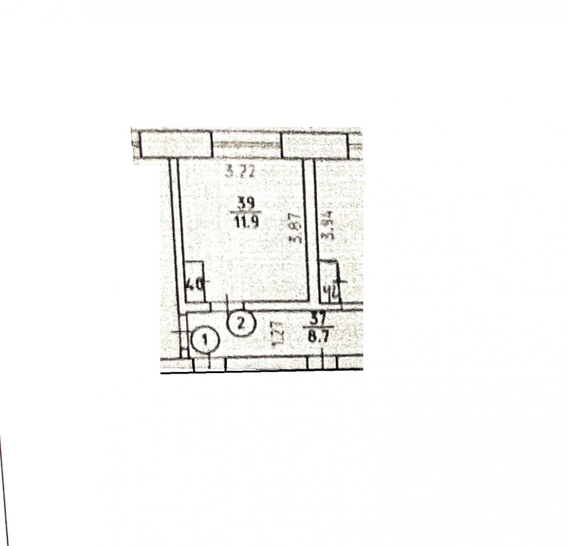 Студия 11.9 м2 в ЖК undefined корпус null этаж 2