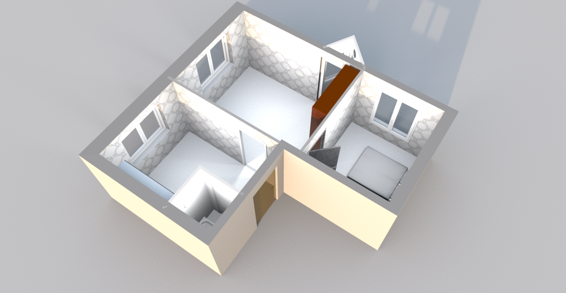 3-комнатная 62.6 м2 в ЖК undefined корпус null этаж 3