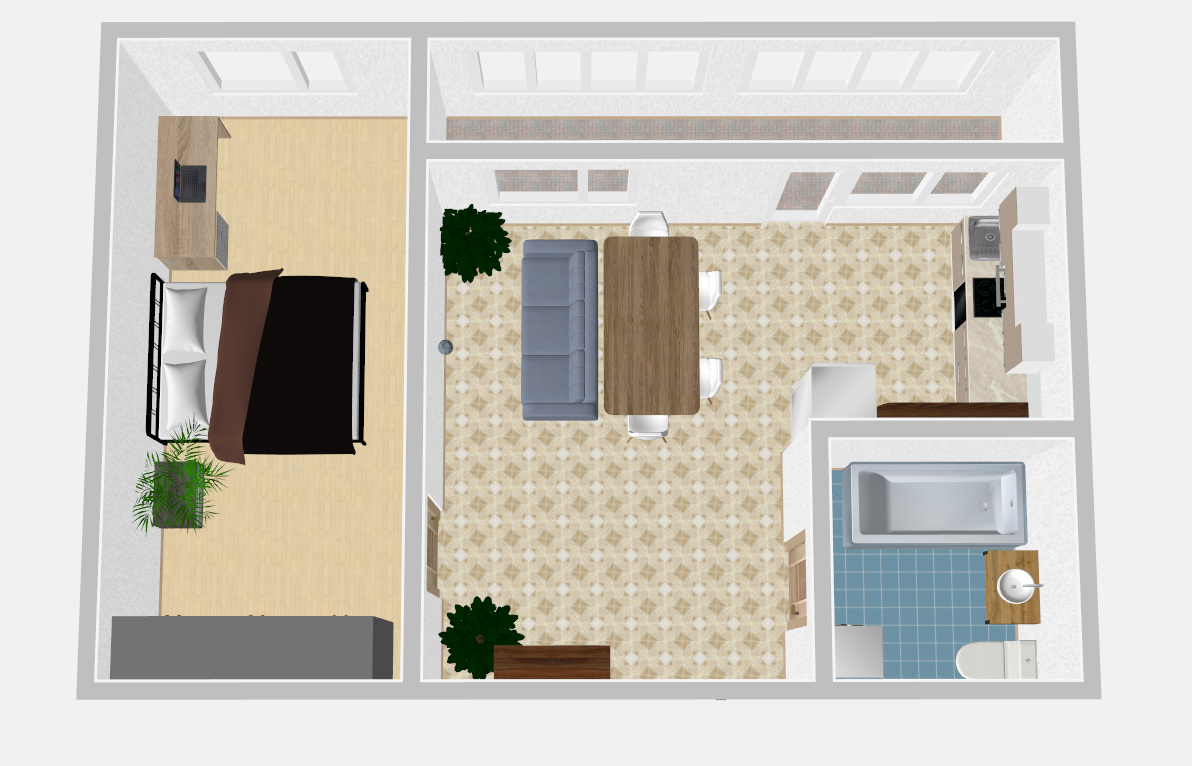 1-комнатная 48.7 м2 в ЖК undefined корпус null этаж 16