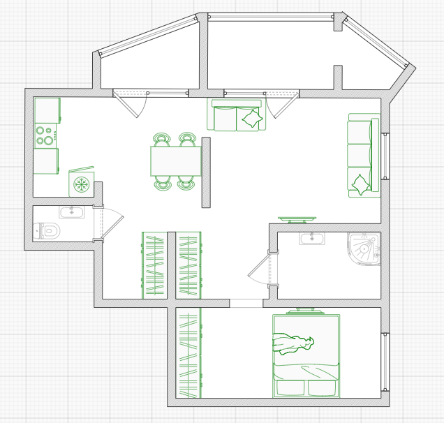 3-комнатная 73.8 м2 в ЖК undefined корпус null этаж 5