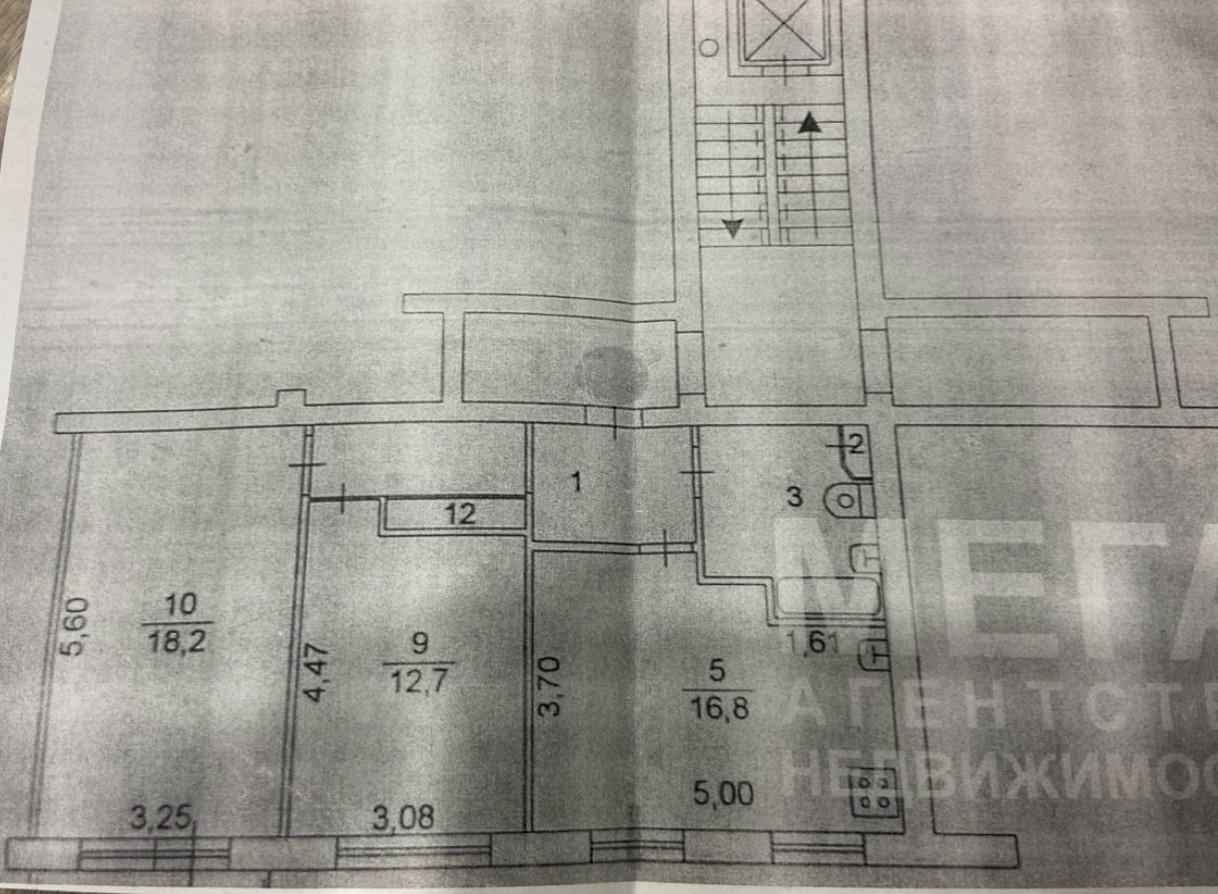 2-комнатная 62.3 м2 в ЖК undefined корпус null этаж 7