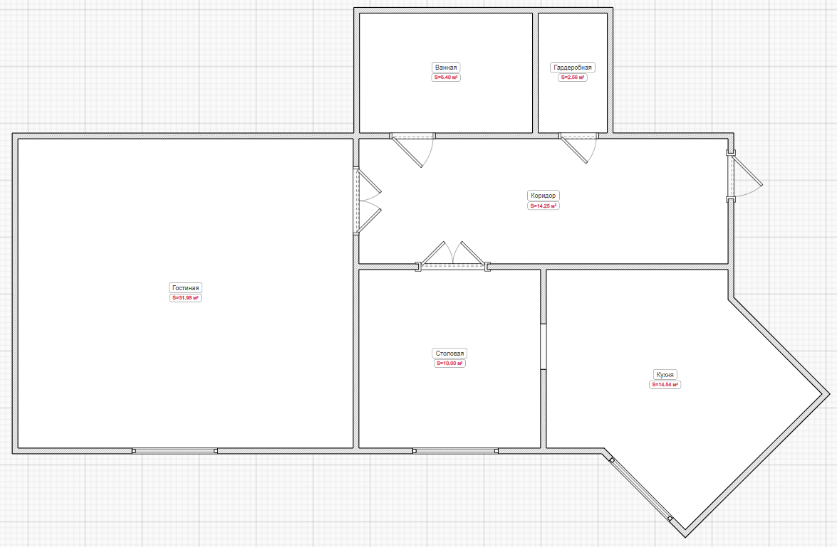 2-комнатная 82.3 м2 в ЖК undefined корпус null этаж 4