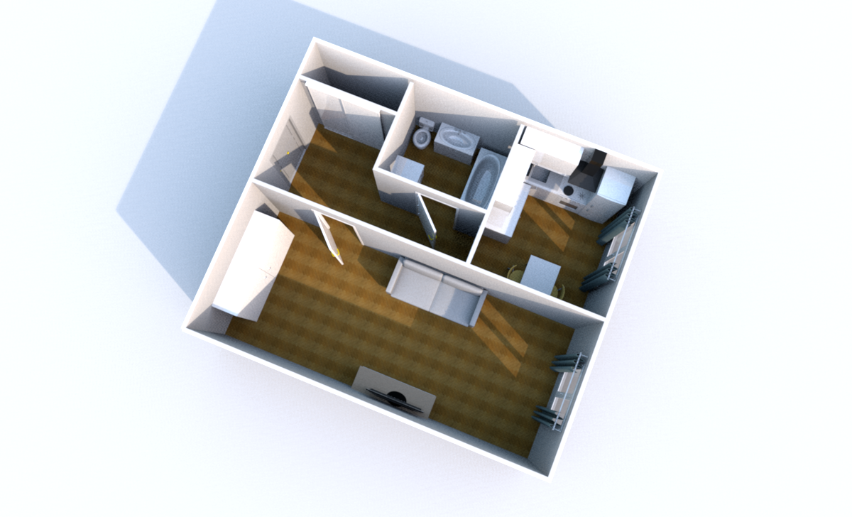 1-комнатная 30.5 м2 в ЖК undefined корпус null этаж 1