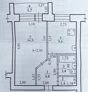 1-комнатная 35 м2 в ЖК undefined корпус null этаж 2