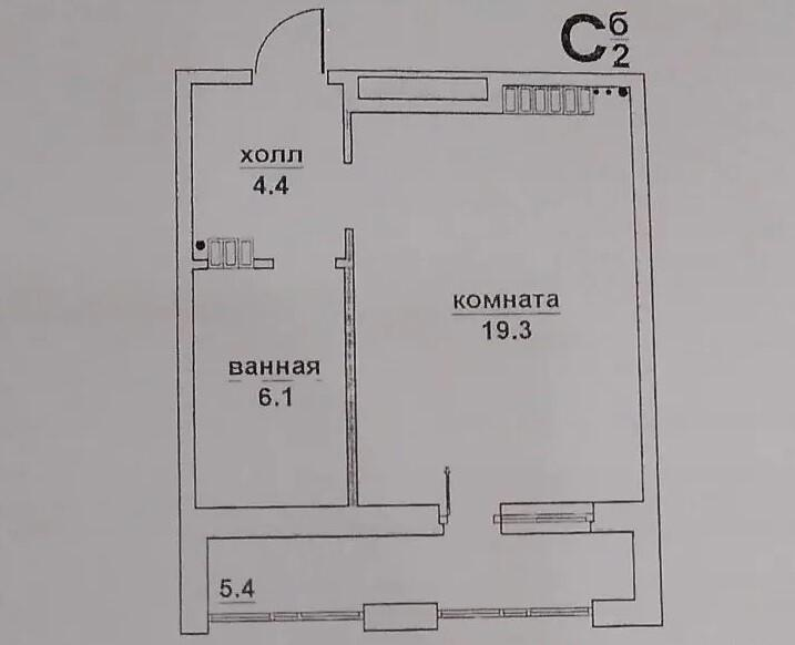 Студия 30.2 м2 в ЖК undefined корпус null этаж 11