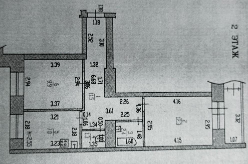 2-комнатная 44.4 м2 в ЖК undefined корпус null этаж 2