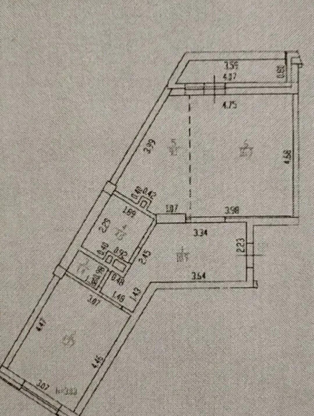 2-комнатная 56 м2 в ЖК undefined корпус null этаж 1