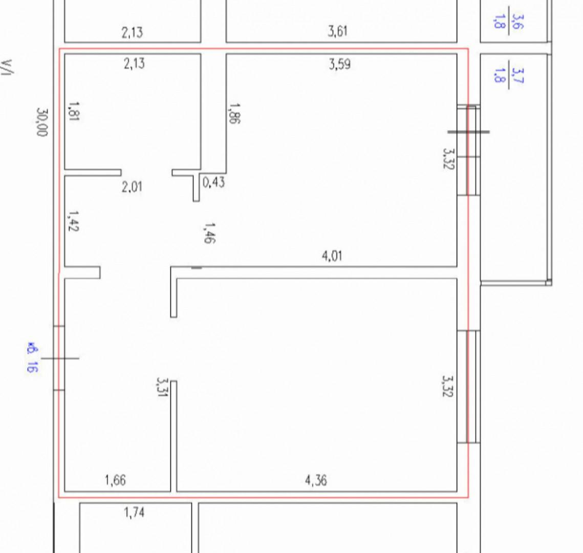 1-комнатная 39.3 м2 в ЖК undefined корпус null этаж 2