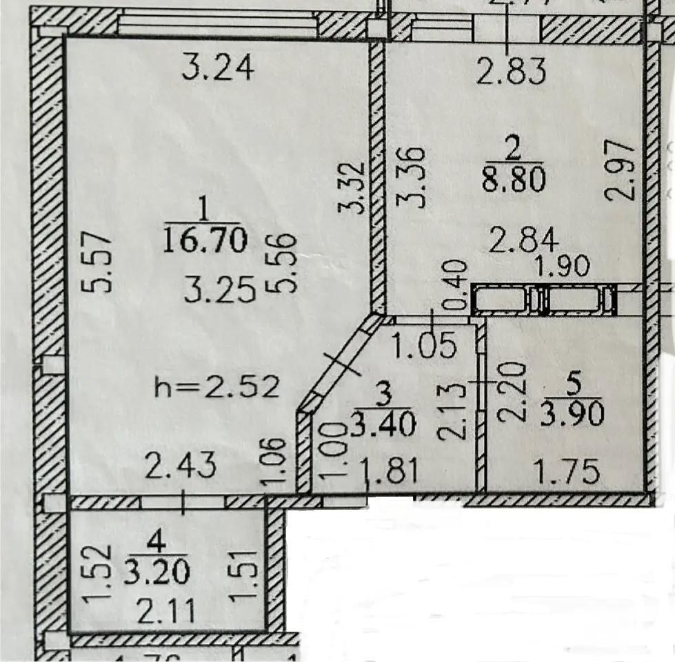 1-комнатная 36 м2 в ЖК undefined корпус null этаж 11