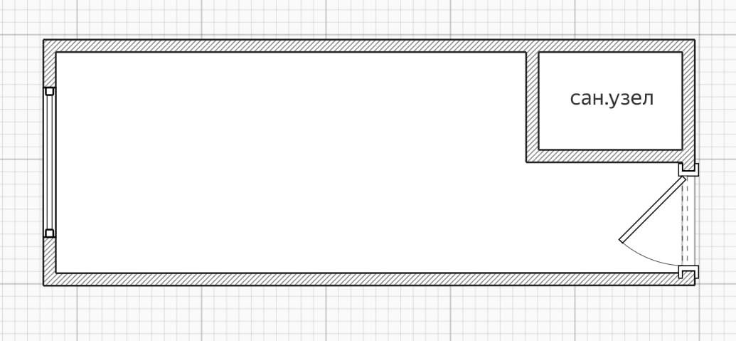 Студия 17 м2 в ЖК undefined корпус null этаж 8