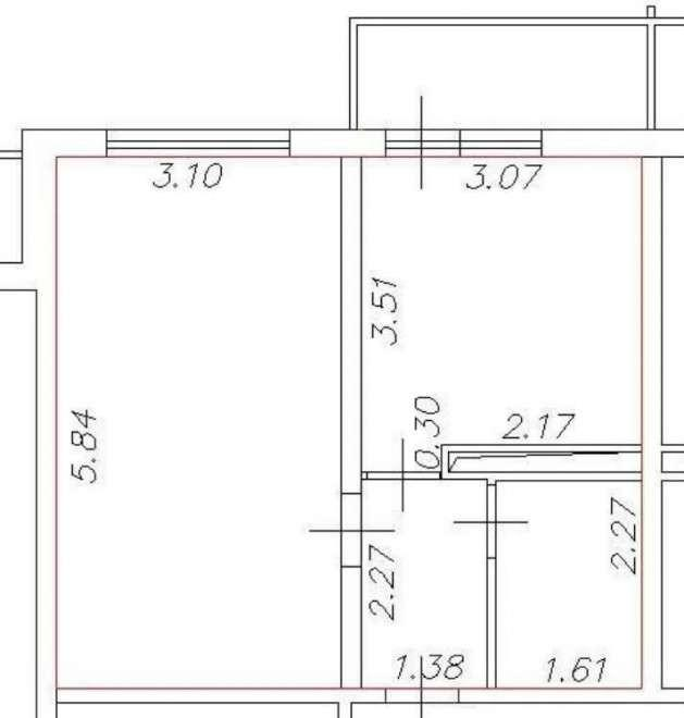 1-комнатная 35 м2 в ЖК undefined корпус null этаж 1