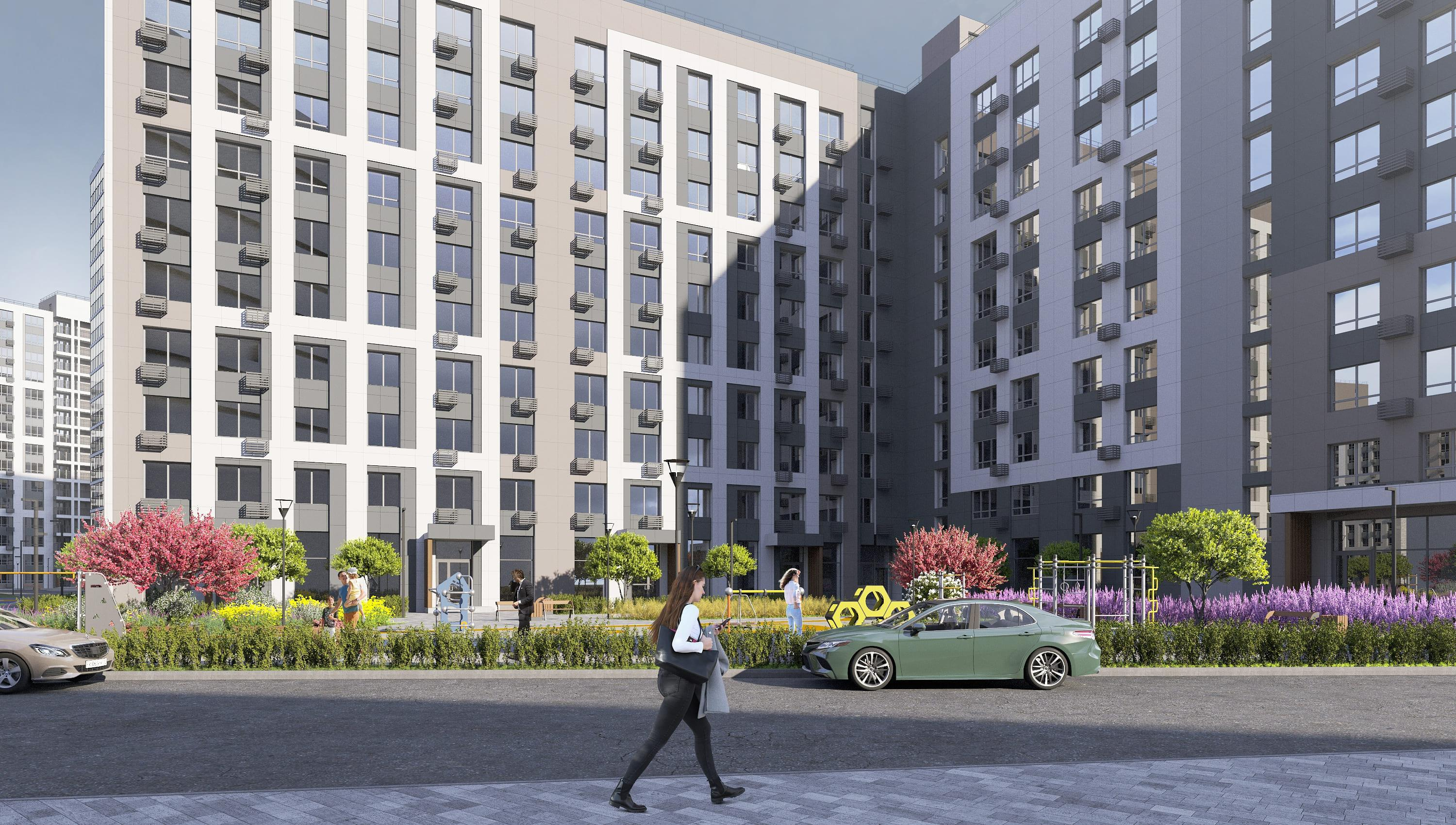 1-комнатная 33 м2 в ЖК Династия корпус null этаж 3