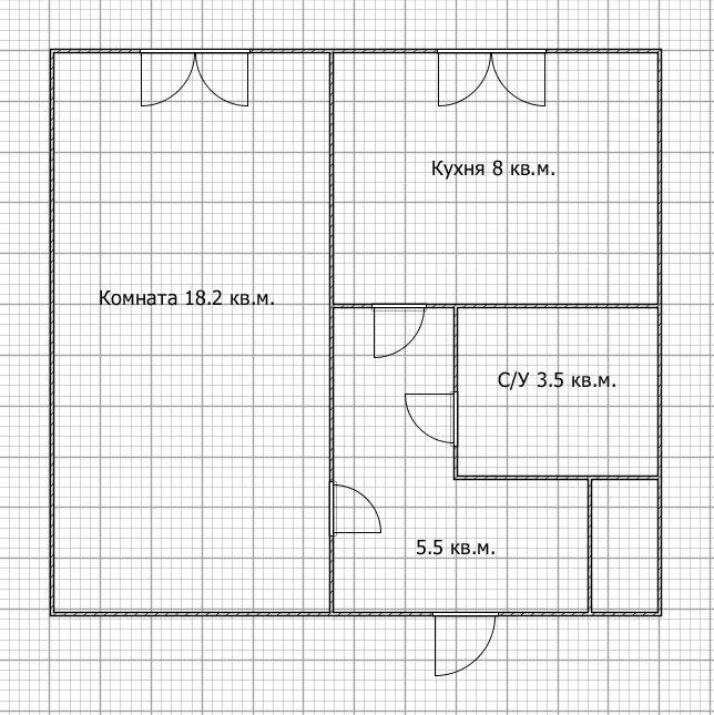 1-комнатная 35.9 м2 в ЖК undefined корпус null этаж 4