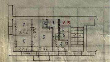 3-комнатная 50 м2 в ЖК undefined корпус null этаж 2