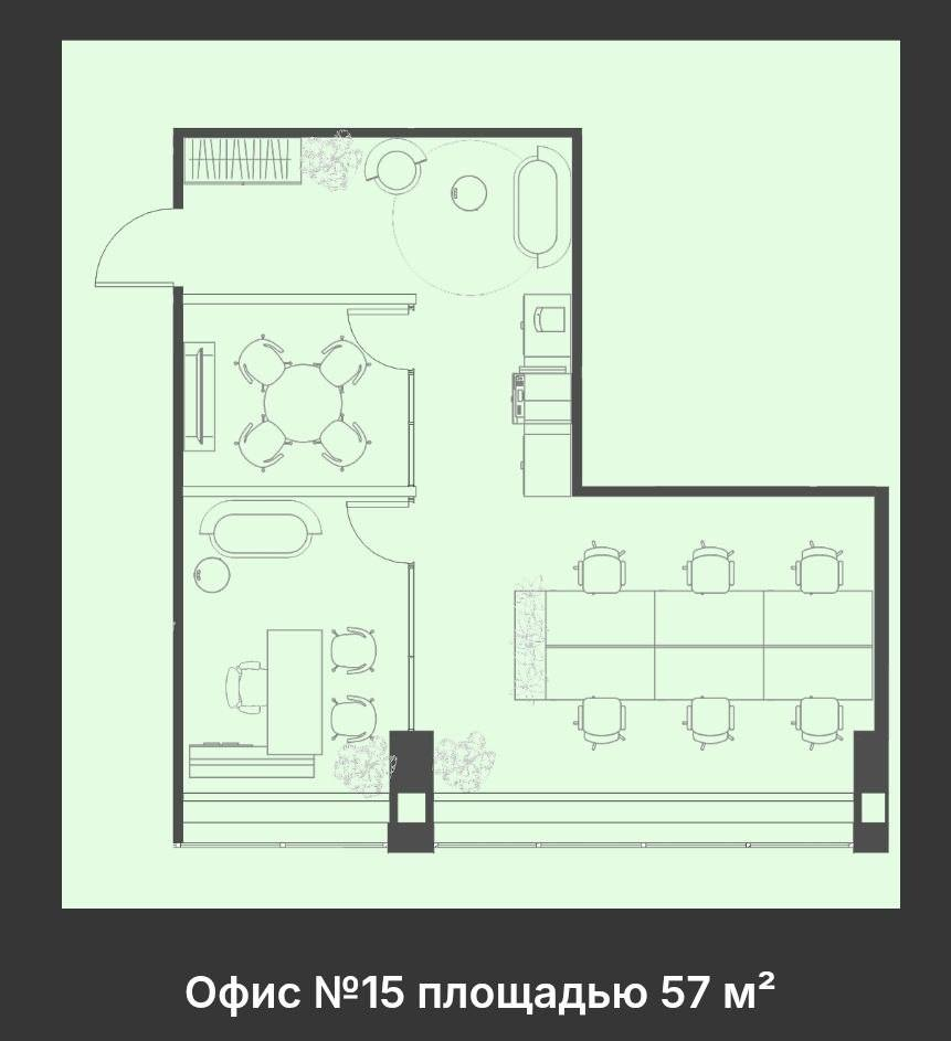 Студия 51 м2 в ЖК undefined корпус null этаж null