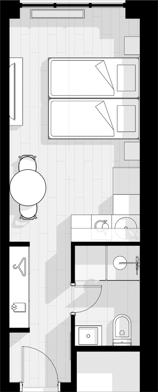 Студия 22 м2 в ЖК Гостиничный комплекс Аметист корпус null этаж 16