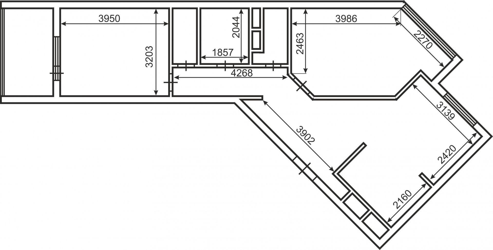2-комнатная 65.1 м2 в ЖК undefined корпус null этаж 13