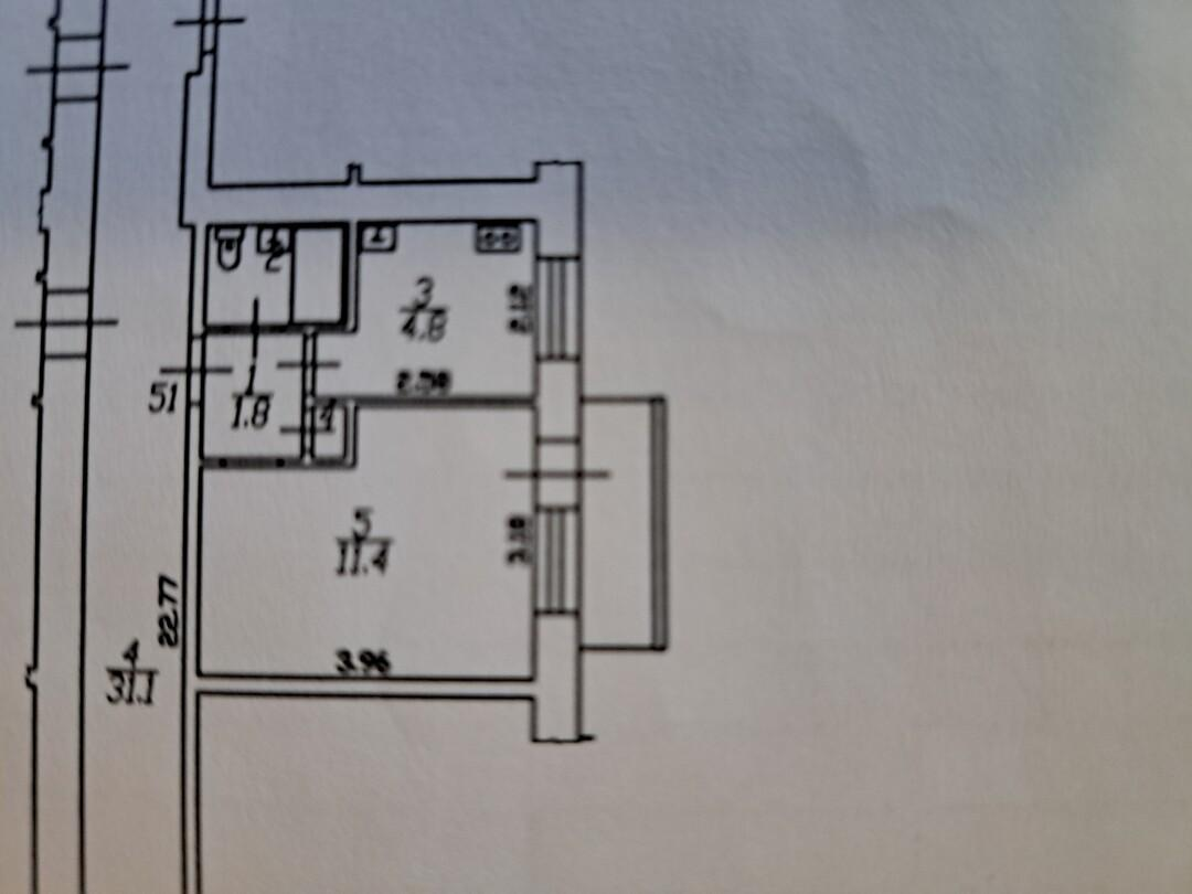1-комнатная 23 м2 в ЖК undefined корпус null этаж 3