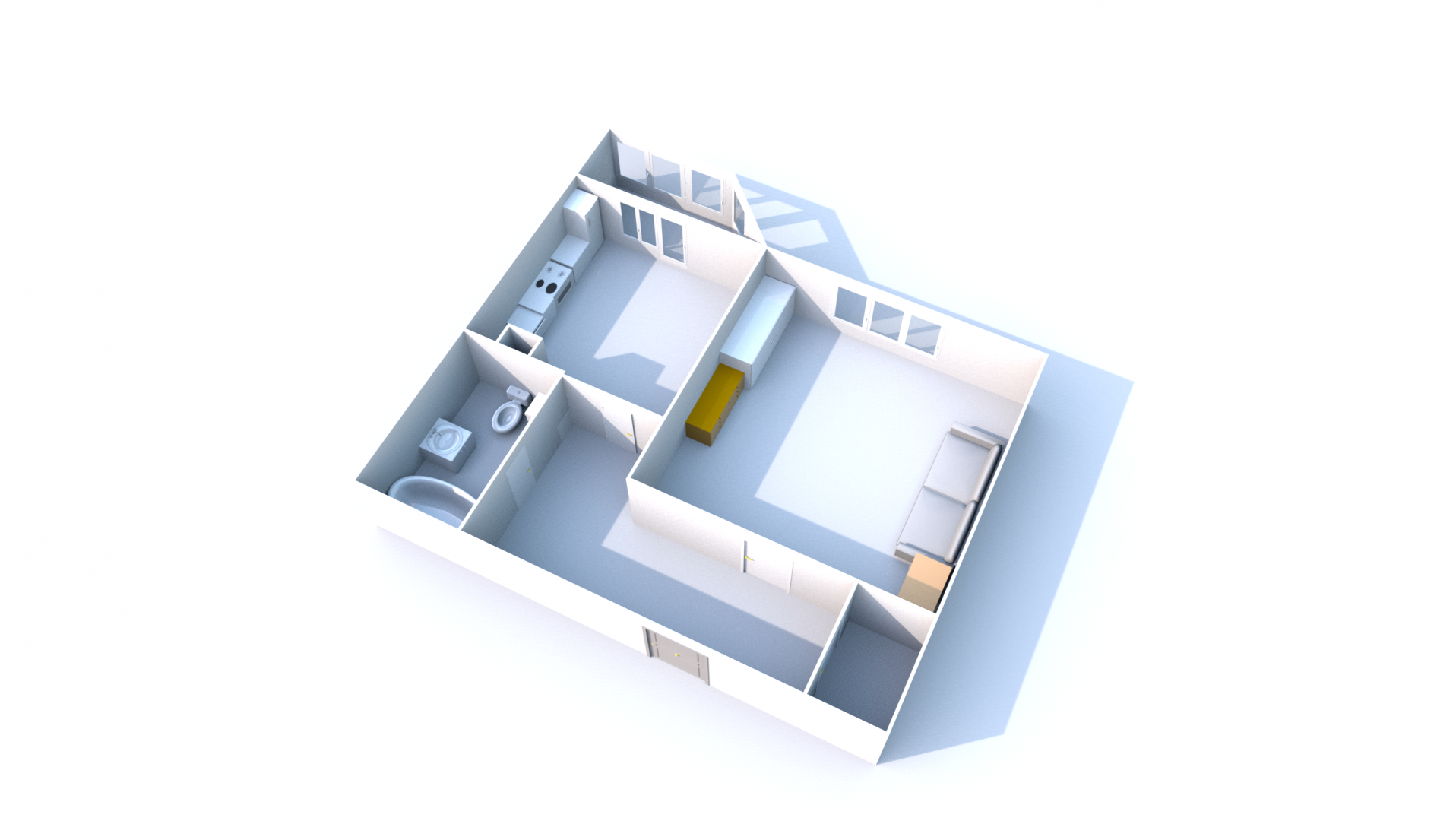 1-комнатная 35.4 м2 в ЖК undefined корпус null этаж 14