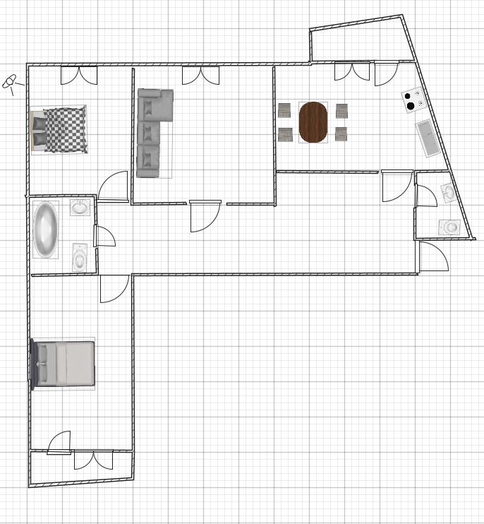 3-комнатная 84.9 м2 в ЖК undefined корпус null этаж 9