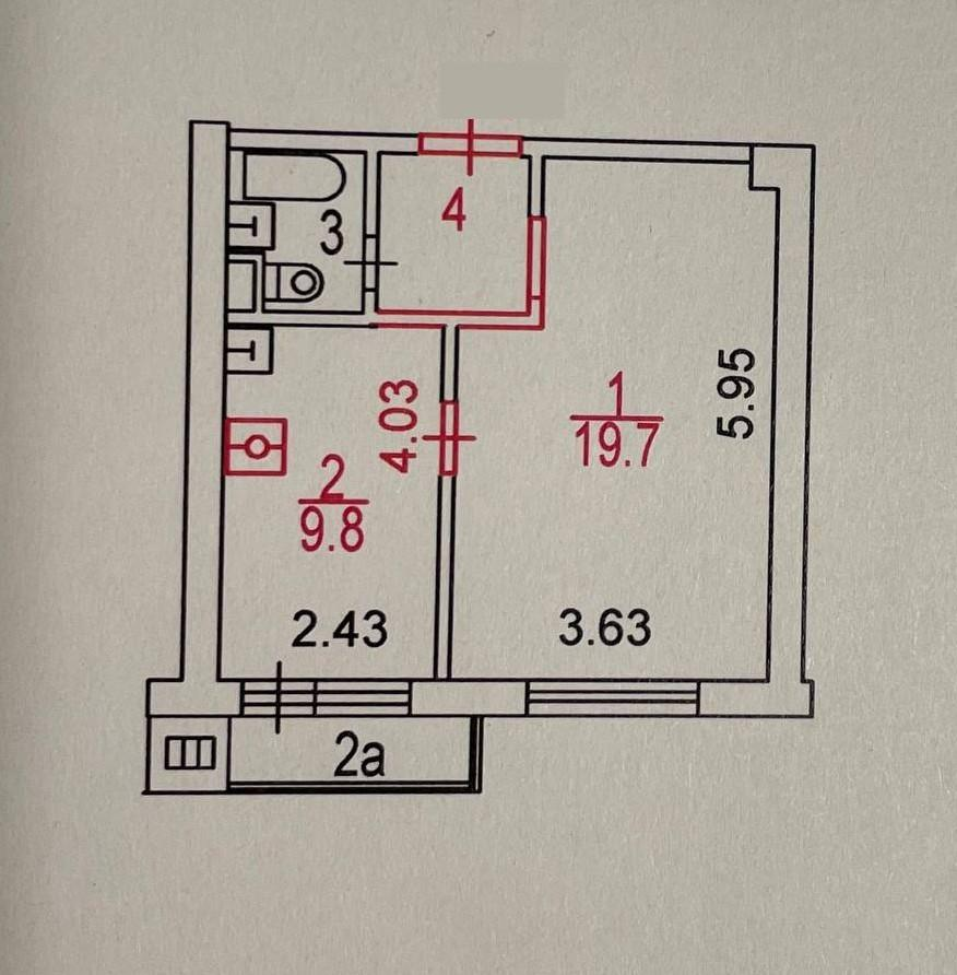 1-комнатная 35 м2 в ЖК undefined корпус null этаж 5