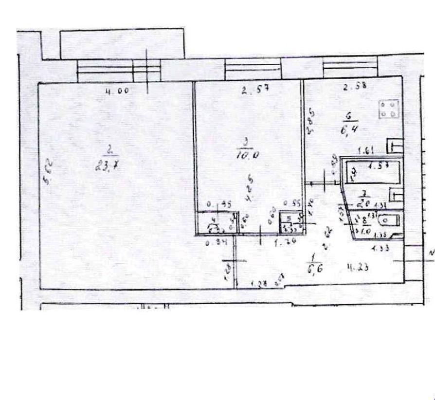2-комнатная 50.5 м2 в ЖК undefined корпус null этаж 5