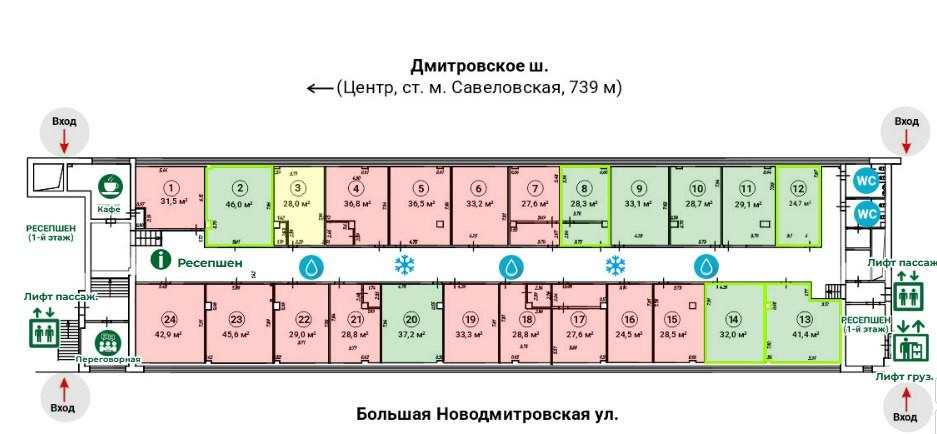 Студия 37.2 м2 в ЖК undefined корпус null этаж null