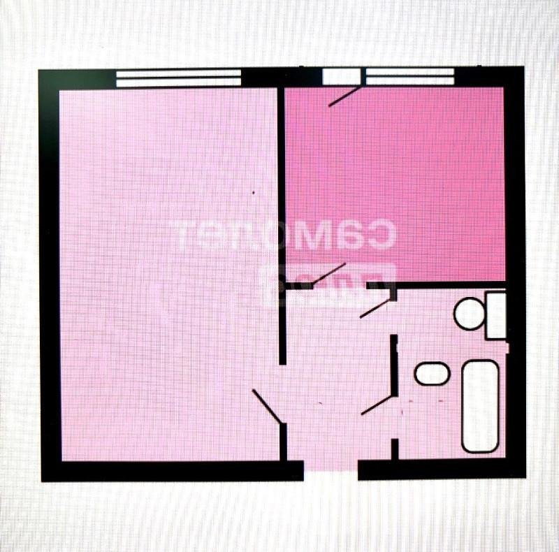 1-комнатная 33.7 м2 в ЖК undefined корпус null этаж 5