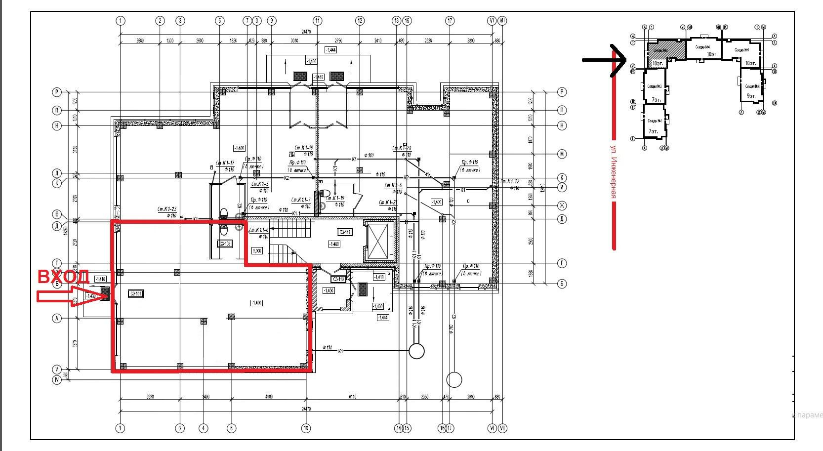 Студия 103.6 м2 в ЖК undefined корпус null этаж null