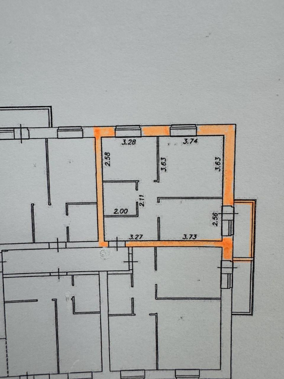 2-комнатная 45 м2 в ЖК undefined корпус null этаж 2