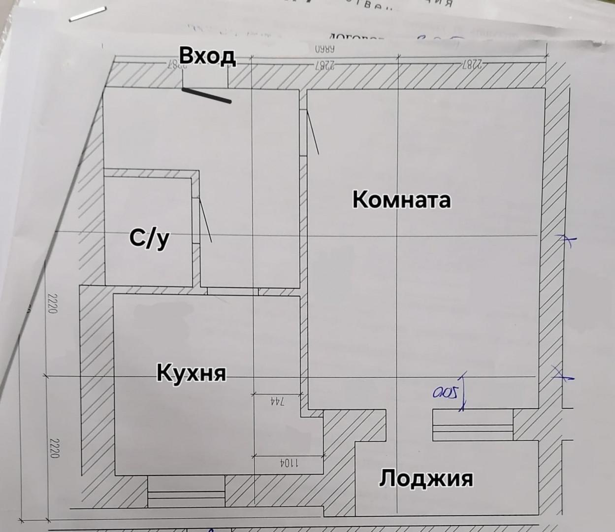 1-комнатная 36.1 м2 в ЖК undefined корпус null этаж 6