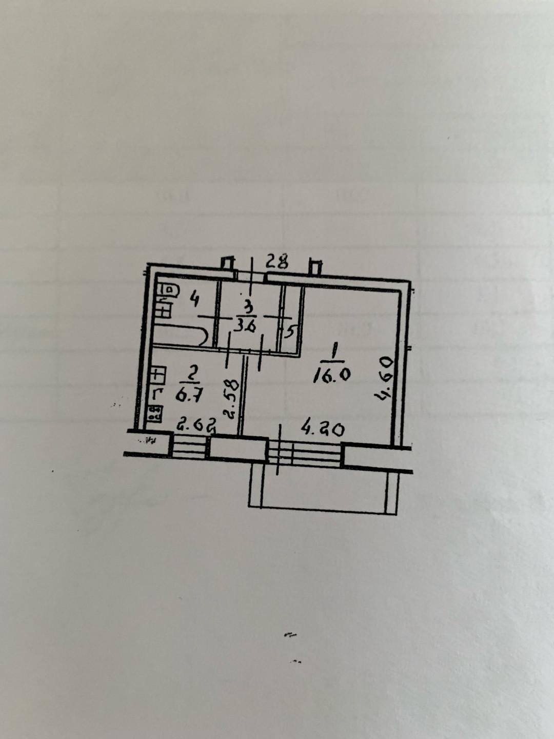 1-комнатная 32 м2 в ЖК undefined корпус null этаж 5