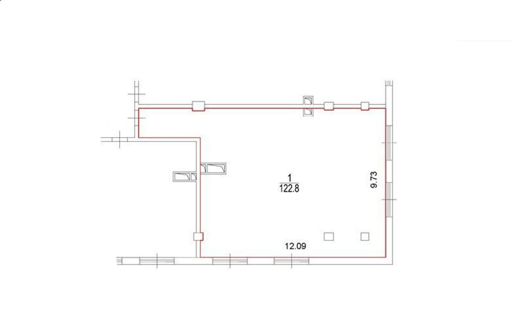 1-комнатная 122 м2 в ЖК undefined корпус null этаж 10