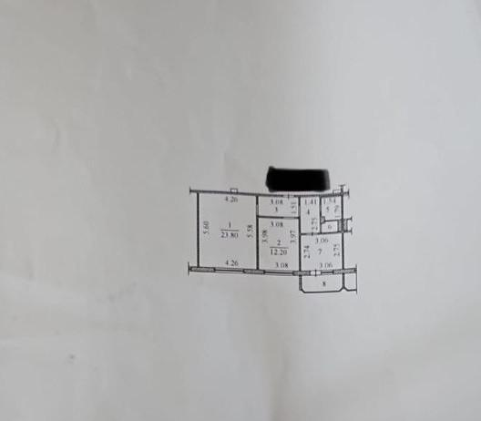2-комнатная 56.6 м2 в ЖК undefined корпус null этаж 9
