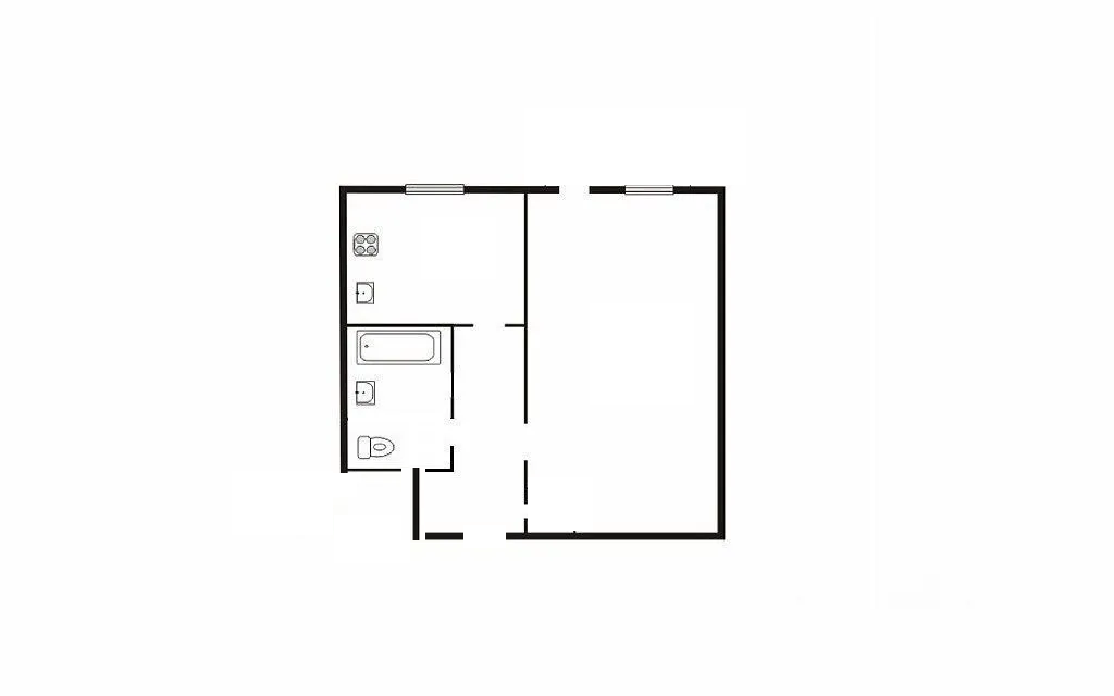 1-комнатная 32.7 м2 в ЖК undefined корпус null этаж 4
