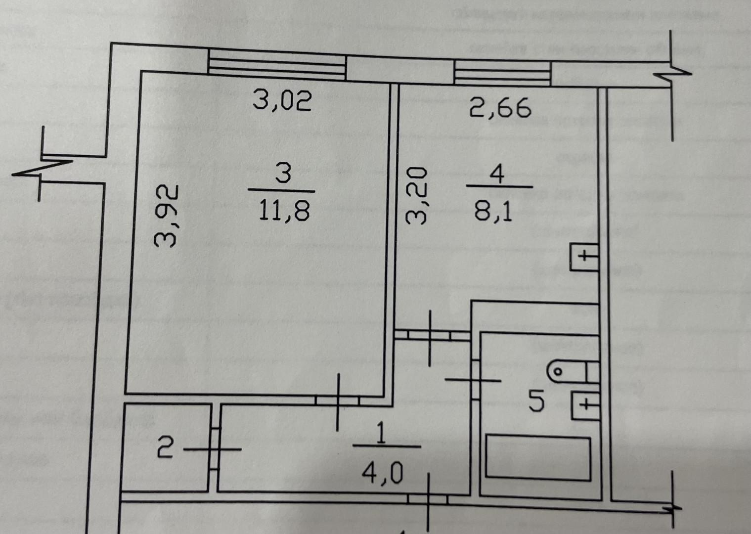 1-комнатная 28.4 м2 в ЖК undefined корпус null этаж 1