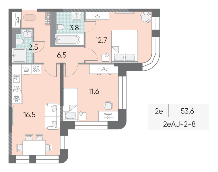 Студия 53 м2 в ЖК ЗИЛАРТ корпус null этаж 8