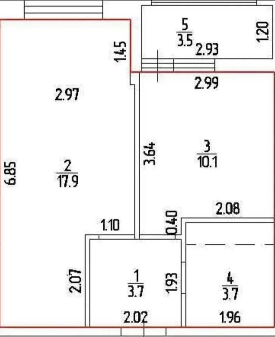 1-комнатная 35.4 м2 в ЖК undefined корпус null этаж 14