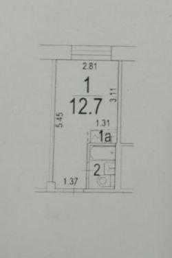 Студия 21.6 м2 в ЖК undefined корпус null этаж 1