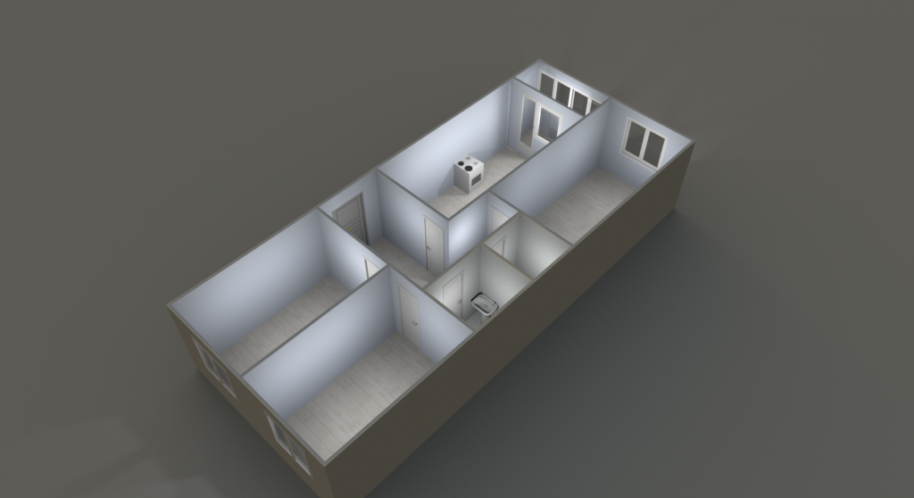 3-комнатная 57.3 м2 в ЖК undefined корпус null этаж 10