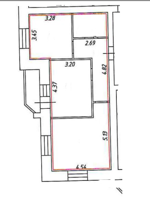 2-комнатная 57.4 м2 в ЖК undefined корпус null этаж 8