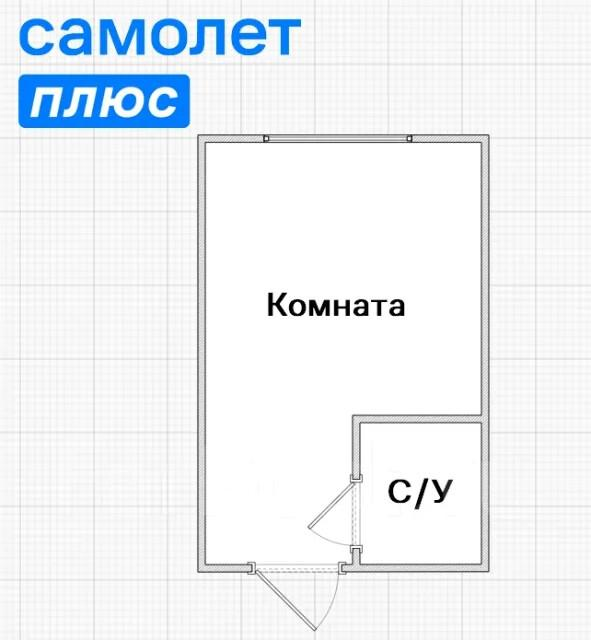 Студия 22.8 м2 в ЖК undefined корпус null этаж 1