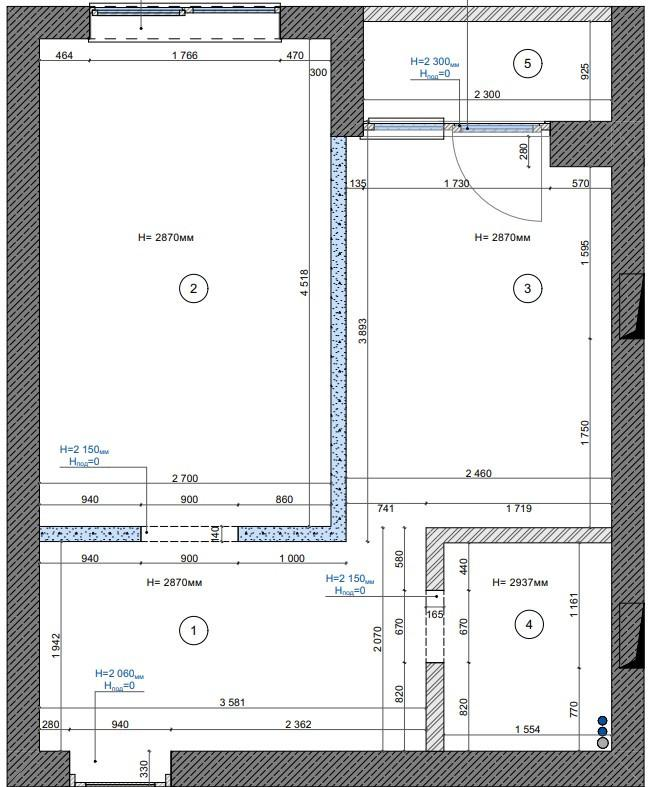 1-комнатная 31.6 м2 в ЖК undefined корпус null этаж 4