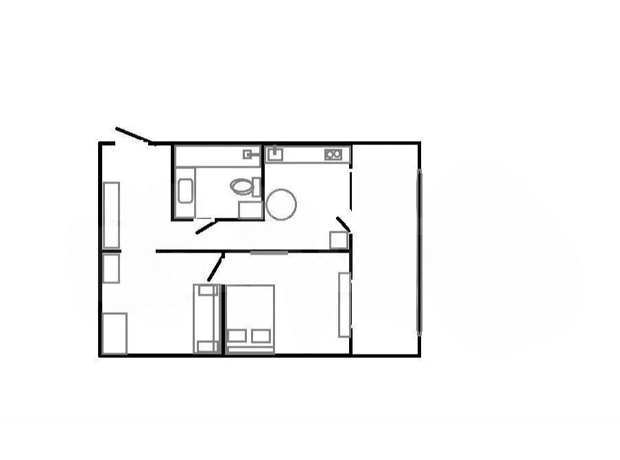 1-комнатная 38 м2 в ЖК undefined корпус null этаж 15